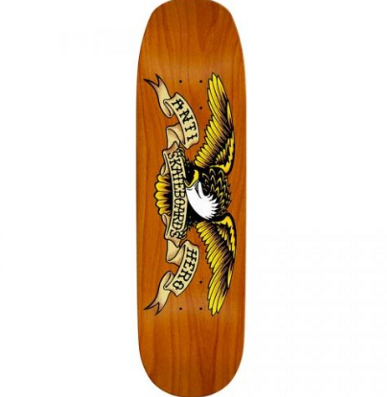 Anti Hero Shaped Eagle Skateboard Deck Orange Crusher 9.1X33